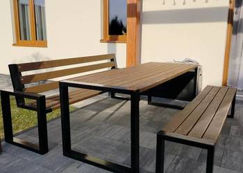 Stół i ławki ogrodowe