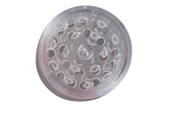 Plastikowy Młynek do Mielenia Tytoniu Suszu CBD Grinder Crusher Srebrny