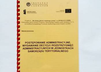 Postępowanie administracyjne wydawanie decyzji JST