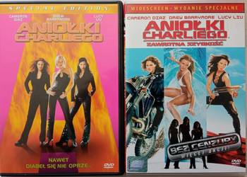 Aniołki Charliego 1&2  2DVD  Cameron Diaz, Lucy Liu