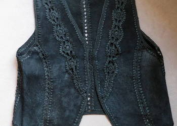 Piękna, niepowtarzalna dekoracyjna kamizelka, r. M