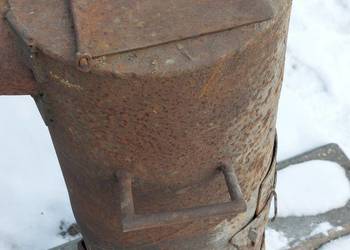 Piec stalowy typu koza