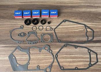 NOWY KOMPLET ŁOŻYSKA SKF USZCZELNIACZE USZCZELKI MOTORYNKA KADET OGAR 205