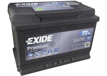Akumulator 77Ah 760A Exide Premium  PRAWY PLUS