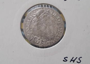 3 Krajcary Leopold I 1666 r-Śląsk SHS Wrocław-piękne 3 Krajcary Leopold I 1666 r-Śląsk SHS Wrocław-piękne