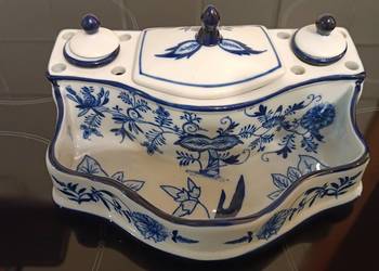 Kałamarz porcelanowy wzór cebulowy