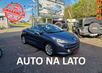 Peugeot 207 CC 1.6 Benzyna 120 KM, Cabrio, Klima Automatyczna, Alufelgi, K…