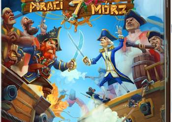 Piraci 7 mórz PIRATES! gra przygodowa planszowa kościana HIT
