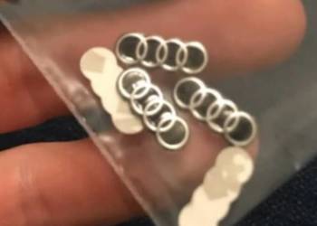 NOWE logo na kluczyk OOOO Audi znaczek emblemat klucz