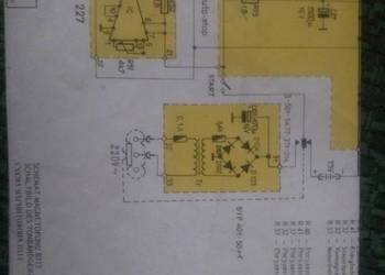 Oryginalny schemat magnetofonu B113