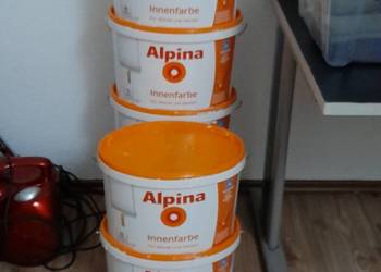 Farba z Niemiec  "Alpina"  "Toom"  "B1" Biała do ścian i sufitów