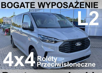 Ford Transit Custom 8-os. 4x4 A170KM Rolety Przecisłoneczne Matrix LED Drz…