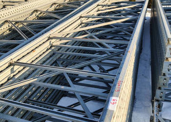 Ramy regałów wysokiego składowania BITO 9 sztuk wysokośc 6.6 m x 1.1 m, sz…