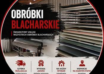 Obróbki blacharskie na wymiar - Gięcie blachy