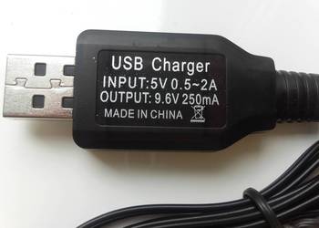 Ładowarka SM-2P 9,6V 250mA dla akumulatorów do zabawek RC litowo-jonowy ste