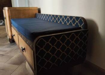 Szafka siedzisko do przedpokoju PRL