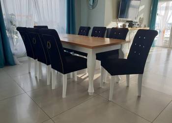 Krzesło glamour hampton z kołatką do salonu jadalni producen