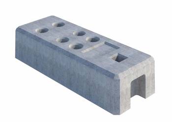 Stopa betonowa do ogrodzeń budowlanych ciężka 32 kg