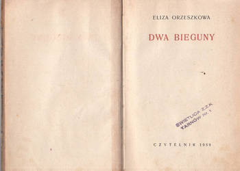 (02271) DWA BIEGUNY – ELIZA ORZESZKOWA