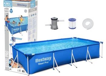 Basen Stelażowy 400 x 211 x 81 cm Bestway