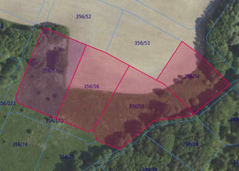 Działki 356/54 i inne w miejscowości Grabowno Wielkie