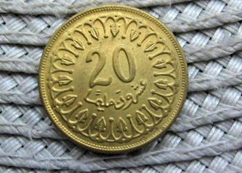 Tunezja 20 Milimów 1983r