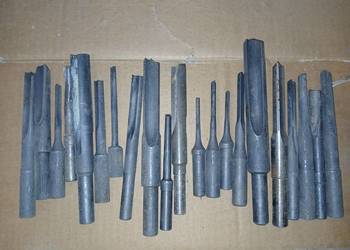 Wiertła do dłutowania w drewnie - różne średnice i długości - około 20 szt.