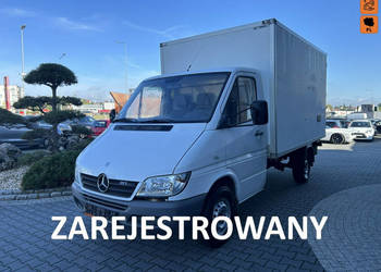 Mercedes Sprinter lift, 10 lat 1-en właściciel, kontener, wspomaganie kier…