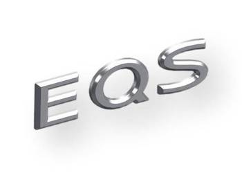 MERCEDES EQS Emblemat trojkata slupka boczny EQS MERCEDES EQS Emblemat trojkata slupka boczny EQS