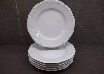 Talerz płytki Rosenthal Biała Maria 6 szt
