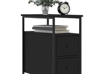 Szafki nocne 2 szt. czarne 30x60x60 cm WM-826064