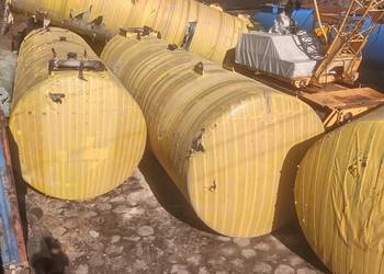 Zbiornik stalowy 50 m3 50000 L 50 tys dwuplaszczowy paliwo woda rsm