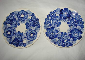 ZF Koło fajansowy talerz PRL