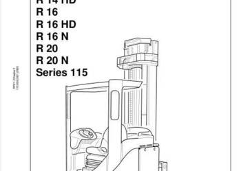 Linde R14 R14HD R16 R16HD R16N R20 R20N instrukcja naprawy PL
