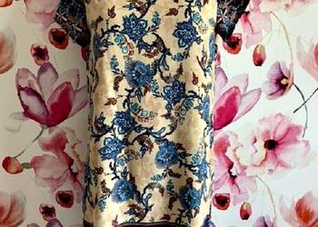 boohoo sukienka modny wzór ornament hit roz.38