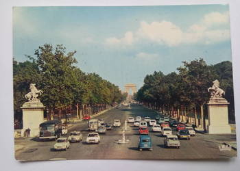 Pocztówka Paryż lata 70-te