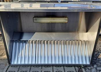 OKAP GASTRONOMICZNY Z FILTRAMI - GORT - 150/100/55 CM - M.1516.N.