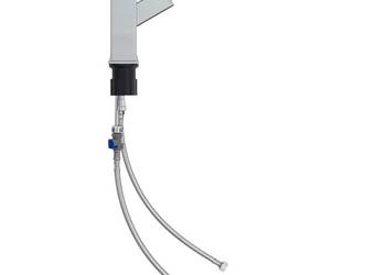 vidaXL Bateria umywalkowa z wyciąganą wylewką, chromowana(SKU:149075)