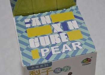 Gruszka, układanka, kostka logiczna, 7x10,7cm (Zabawka)