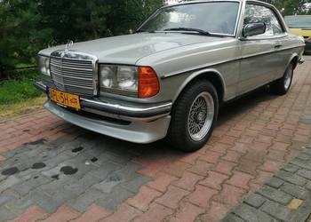Mercedes W123 Coupe 230 CE żółte tablice zabytek