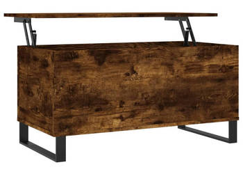 Stolik kawowy przydymiony dąb 90x445x45 cm WM-830985