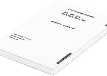 Instrukcja obsługi JD 531 551 631 651 661 731 751 Ładowacz