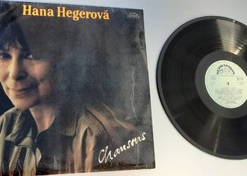 Hana Hegerova Chansons, płyta, winyl, vinyl, vintage, pamiątka PRL