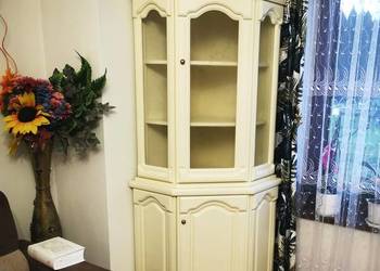 Waniliowy Narożnik Ludwik 70` bez Szprosów` ECRU Dąb Producent Bekas Meble