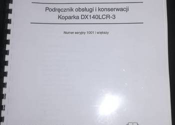 dtr instrukcja obsługi doosan DX140LCR-3