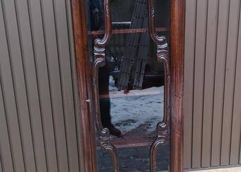 Witryna Biblioteka Słupek Stary Antyk Unikat Politura Po Renowacji.