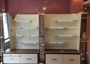 wyposażenie sklepu obuwniczego regał półka TANIO