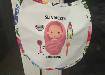 śliniaczek dla dziecka z własnym nadrukiem
