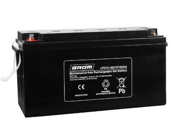 Akumulator żelowy 12V 140Ah GROM LPG12-140