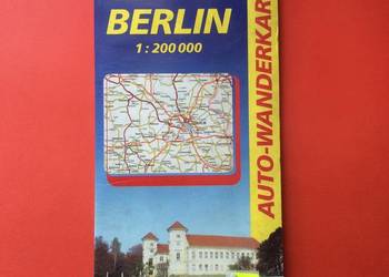 ( 1888 ) Mapa Okolic Berlina